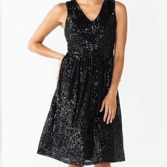 Draper James RSVP Sequin Dress-Size 4 - Picture 1 of 10